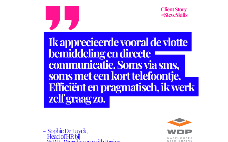 Client story WDP Warehouses with brains Sophie De Luyck