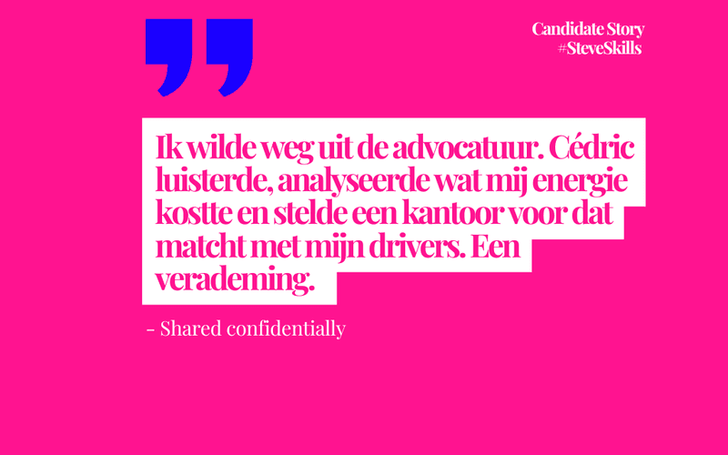 Binnen de advocatuur: van energievreter naar gever dankzij Steve Skills