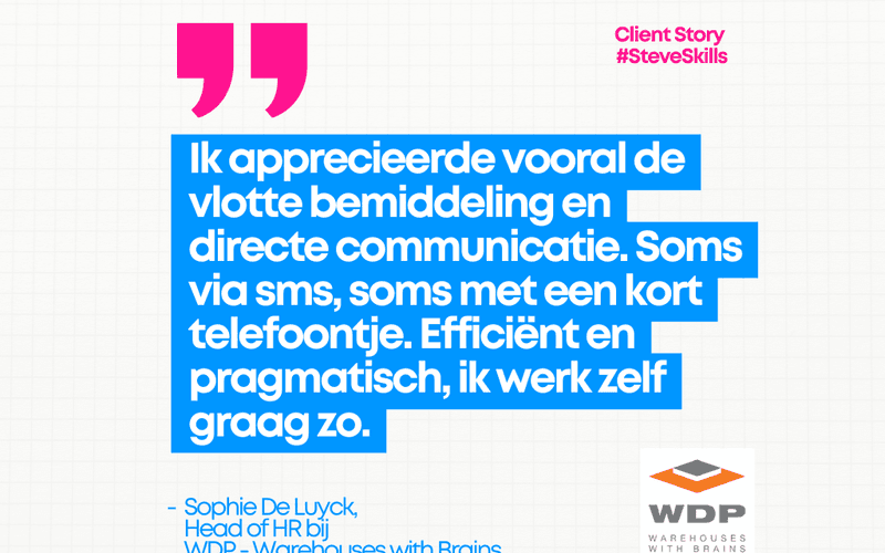Client story WDP Warehouses with brains Sophie De Luyck