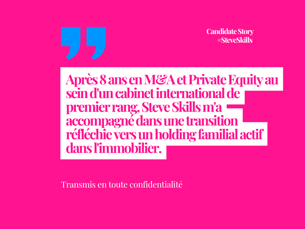 avocature en M&A holding familier